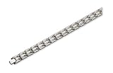 Titanium Brushed and Polished Bracelet - 8.5 inches