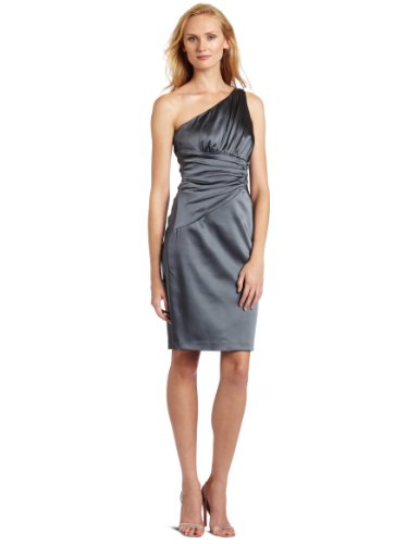 Jax Women's Satin One Shoulder Dress