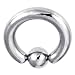 8 Gauge STEEL BCR Captive Ring 3/8" 5mm