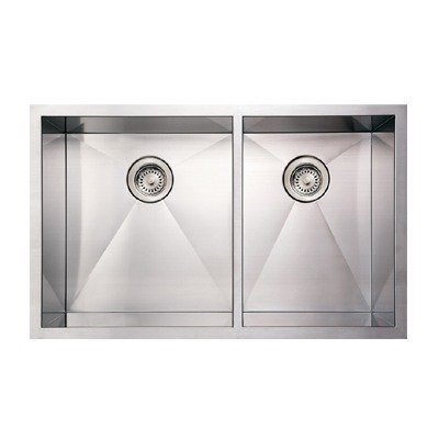 Whitehaus Collection WHNCMD3320 Kitchen 2 Bowl