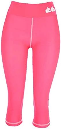 Sicchic Women's Lightweight Under Gi Capris Size Medium Hot Pink