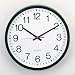 UNIVERSAL OFFICE PRODUCTS Round Wall Clock, 12-1/2in, Black, 1 AA Battery