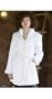 Women's Cashmere Coat with Mink Fur Trim, WHITE, Size MEDIUM (6/8)