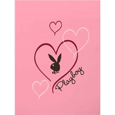 Playboy Fleecedecke SWEET HEART Pink