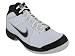 Nike Men's NIKE THE OVERPLAY VI BASKETBALL SHOES 11 (WHITE/BLACK/METALLIC SILVER)