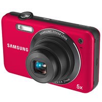 Samsung SL605 12.2 MP Digital Camera with 5X Optical Zoom and 2.7-Inch LCD Screen (Red)