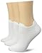 HUE Women's Air Sleek Front and Back Tab 3 Pack Athletic Socks