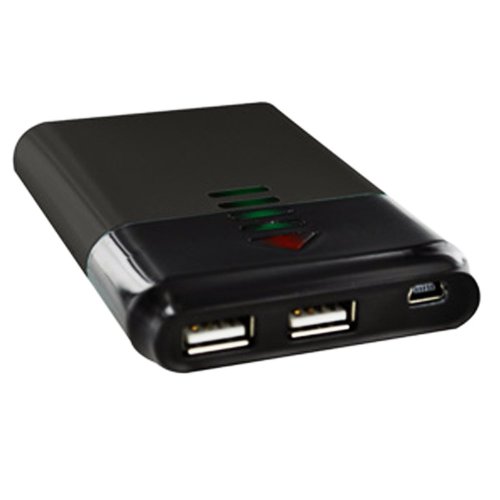 Powerhouse External Extended 4000mAh Back Up Battery Dual USB Charger Pack with Cables For HTC Amaze 4G