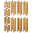 GeoTrax Rail & Road System Tracks - Rail Straights Pack