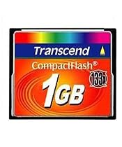 Transcend TS1GCF133 1GB 133x Compact Flash Card