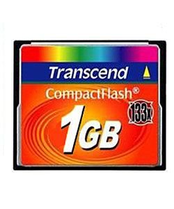 Transcend TS1GCF133 1GB 133x Compact Flash Card
