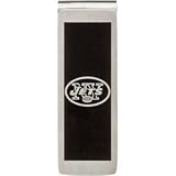 Stainless Steel 57.50MM X 19.75MM New York Jets Team Name & Logo Money Clip