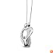 Loving Family(R) Small Sterling Silver 2Parent/1Child Pendant