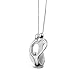 Loving Family(R) Small Sterling Silver 2Parent/1Child Pendant