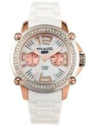 Mulco MW2-28086S-011 Stainless Steel Chronograph Mwatch Collection White Dial and band Watch