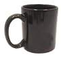 MUG C-HNDL BLACK 11 OZ, CS 3/DZ, 07-0523 TRI-S SUPERIOR SCREEN COFFEE CUPS AND MUGS