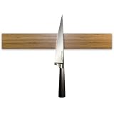 Bamboo Magnetic Knife Rack
