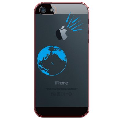 隕石 meteorite【スカイブルー】 / iPhone5ケース【iphone5 ケース カバー】【スマホケース】【スマートフォン ケース】
