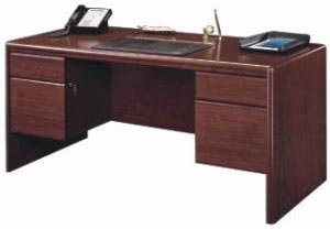 Cornerstone Executive Desk wDouble Pedestal Cherry
