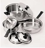 Regalware Food Service Lodging Tri-Ply 7-piece Stainless Steel Cookware Set