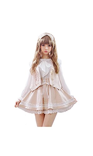 レディース　パステルベスト　スカートセット k518