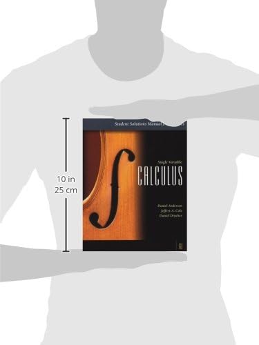 Student Solutions Manual Single Variable Calculus