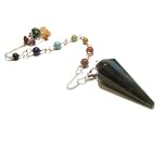Bloodstone Pendulum 02 Chakra Silver Chain Pendant Point Amethyst Turquoise Lapis