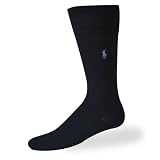 Polo Ralph Lauren Men's Flat-knit Dress Socks, 3-pack - Navy