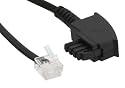 InLine&reg; TAE-F Kabel f&uuml;r DSL Splitter, TAE-F Stecker an Western 6/2 DEC Stecker, 10m