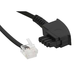 " InLine TAE-F KABEL FUER DSL SPLITTER, INLINE , TAE-F STECKER AN WESTERN 62 DEC STECKER, 25M "