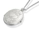 Image of Double Hearts Silver Locket