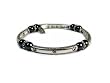 Magnetic Hematite Healing Stretch Bracelet with Crystals