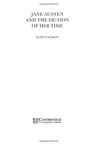 Jane Austen and the Fiction of her Time