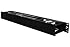 1U Horizontal Rack Mount Cable Management Unit with Panel Plastic