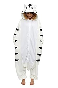 White Tiger Kigurumi (Adults)