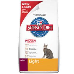 Hill's Science Diet Adult Light Cat Food 20 lbs.