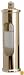 E.S. Sorensen Stormglass Weather Change Predictor (Brass)