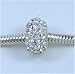 Swarovski CLEAR Diamonte Crystals Pandora Style Bead