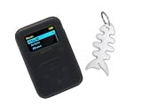 Search : TPA- Silicone skin case cover for Sandisk Sansa Clip Plus (2GB ,4GB , 8GB) Smoke + Fishbone Keychain