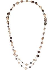 Sterling Silver Freshwater Cultured Chocolate Pearl 47.25 by US Gems