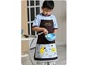 Baby Blue Dinos Boy's Apron