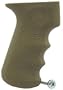 Hogue Rubber Grip AK-47/AK-74 Rubber Grip with Finger Grooves, Desert Tan