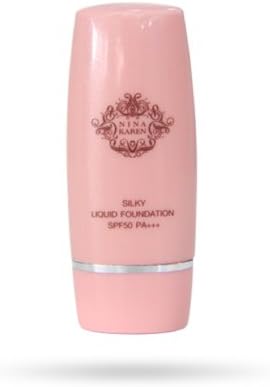 Nina Karen Silky Liquid Foundation Spf50 Pa+++ 15 Ml.1 Pcs.thai