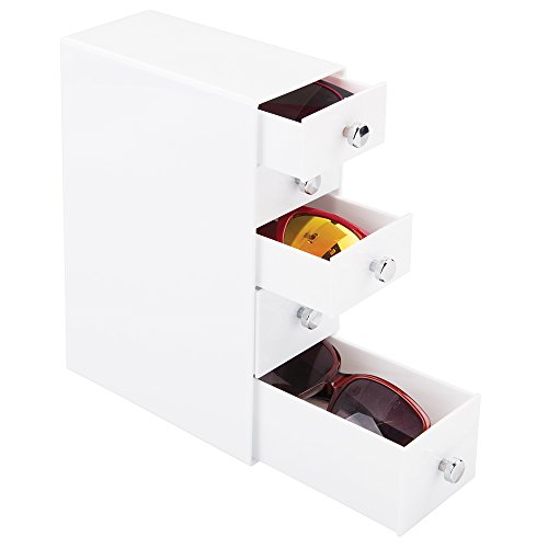 Best mDesign Stackable Eyeglass Organizer Holder for Sunglasses