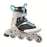 Original K2 Damen Inliner Escape Speed Women schwarz/weiss/blau, Größe:39.5