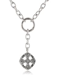 Stainless Steel Pendant Necklace, 22"