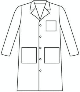 Landau Men's 43 1/2" Lab Coat PL3140