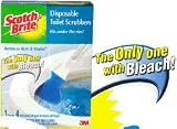 Scrubber Kit,1 Plastic Handle,4 Scrubbing Heads,Disposable, Sold as 1 kit
