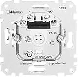 Merten 577299 Memory-Superdimmer-Einsatz f&uuml;r ohmsche Last, 60-600 W, Halogen 500 W