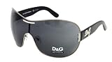 D&G DOLCE&GABBANA SUNGLASSES D&G 6022B 6022-B BLACK 079/87